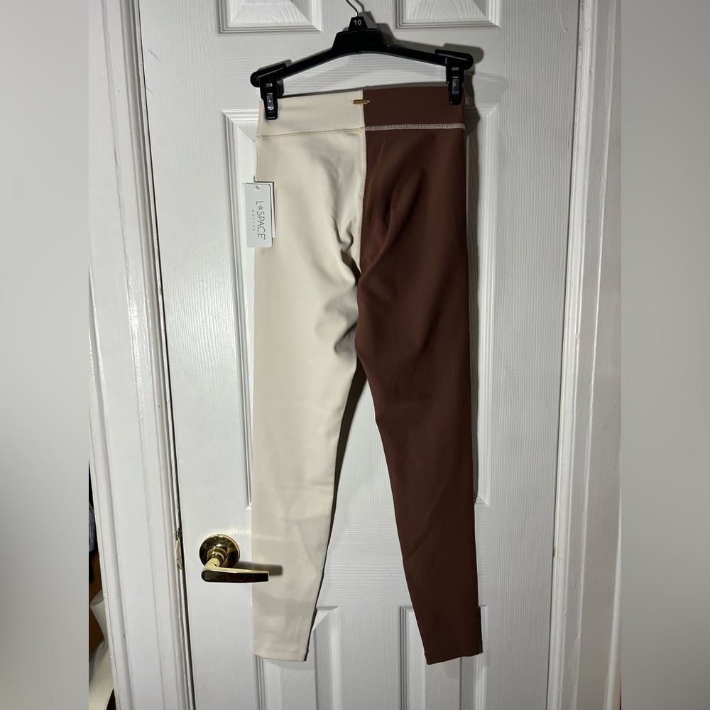 L*Space Active Back Beat Colorblock Leggings Size S
